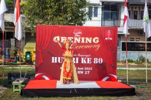 Meriah! Pembukaan Acara 17 Agustusan Antar RT RW 27 Alinda Kencana